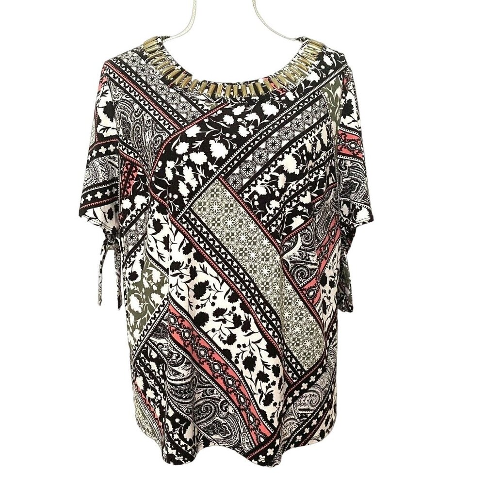 Roz & Ali Womens Top Size 1X‎